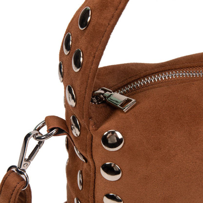 Bolso Mujer De Moda Con Tachuelas Laterales, Bolso Pequeño Elegante Y Práctico Para Uso Diario 28x16x10cm