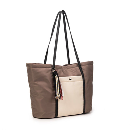 Bolso Shopper Mujer Grande Impermeable Con Asas Largas, Bolso De Moda Espacioso Para Trabajo, Compras Y Viajes