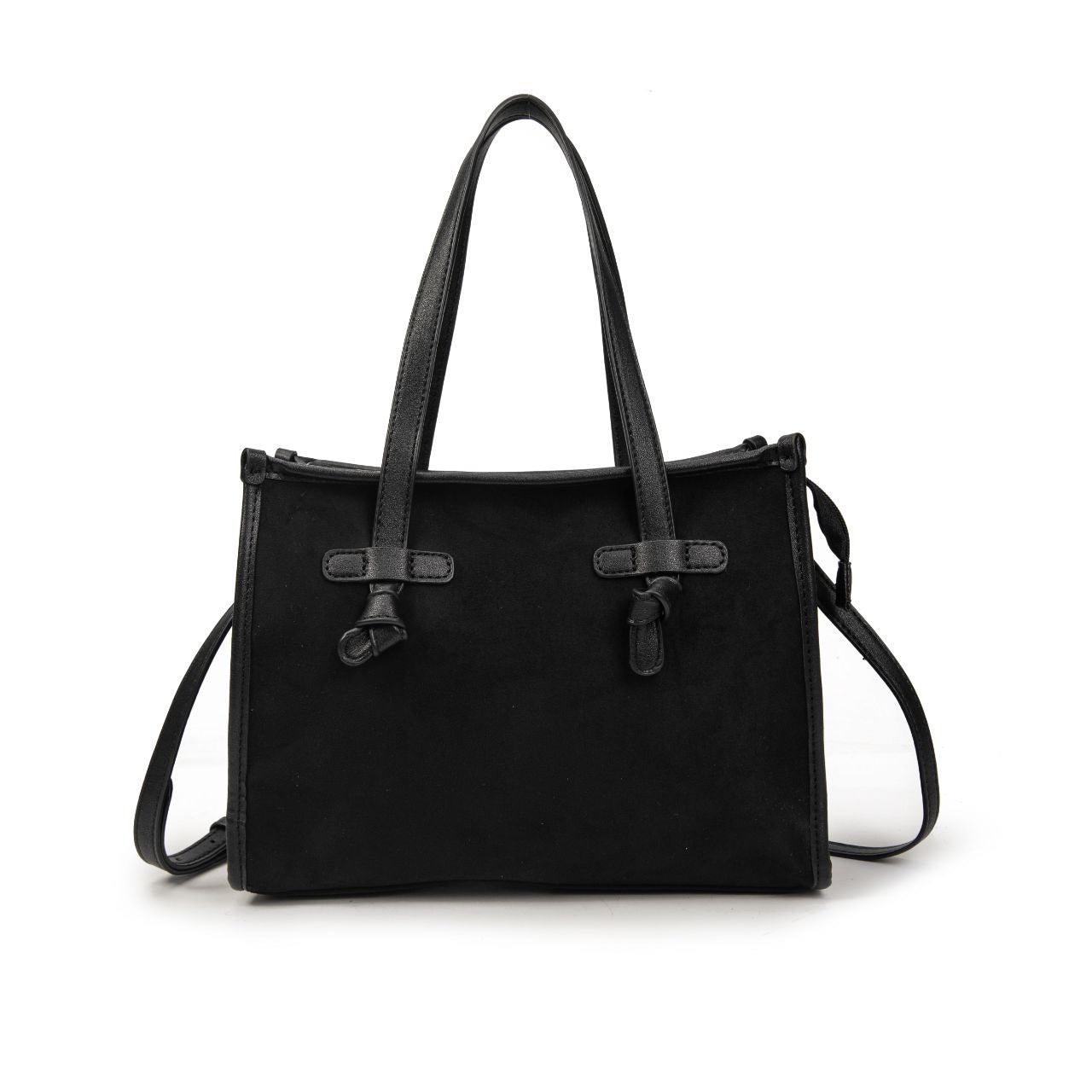 Bolso Mujer De Moda Elegante Con Estilo Casual Chic, Cartera Suave Tipo Ante Con Asas Y Correa, Bolso Pequeño Moderno