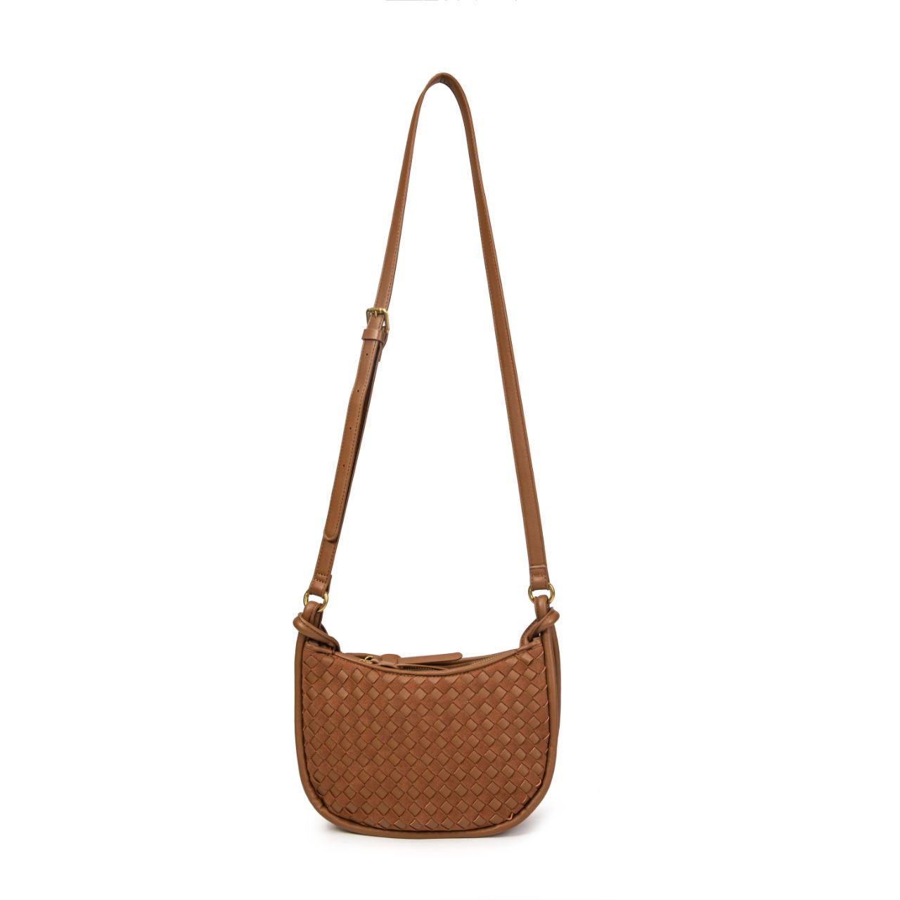 Bolso Mujer De Moda Tipo Bandolera – Bolso Pequeño De Eco Cuero Trenzado Con Estilo Casual