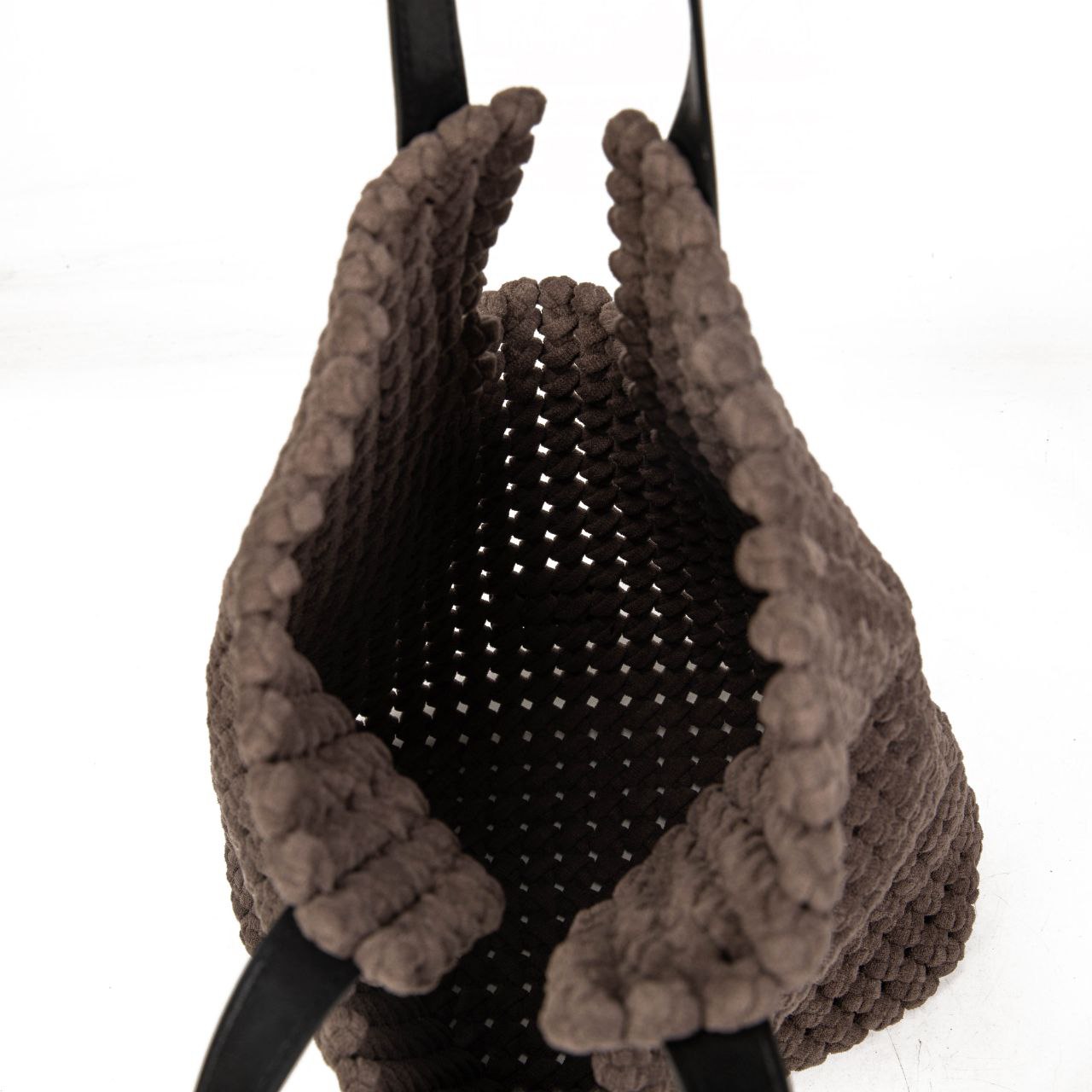 Bolso Tote Mujer De Moda – Bolso Grande Tejido Con Estilo Casual Y Neceser Interior