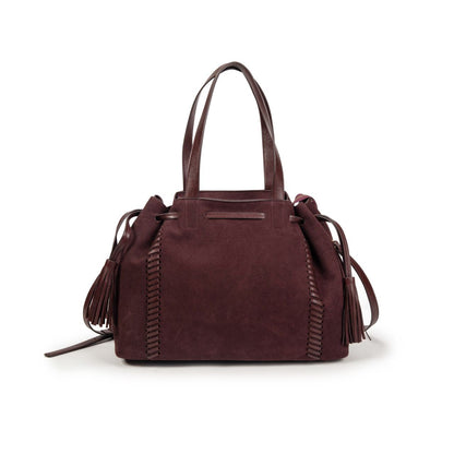 Bolso Tote Mujer Elegante De Moda – Bolso Grande De Ante Sintético Con Detalles De Flecos