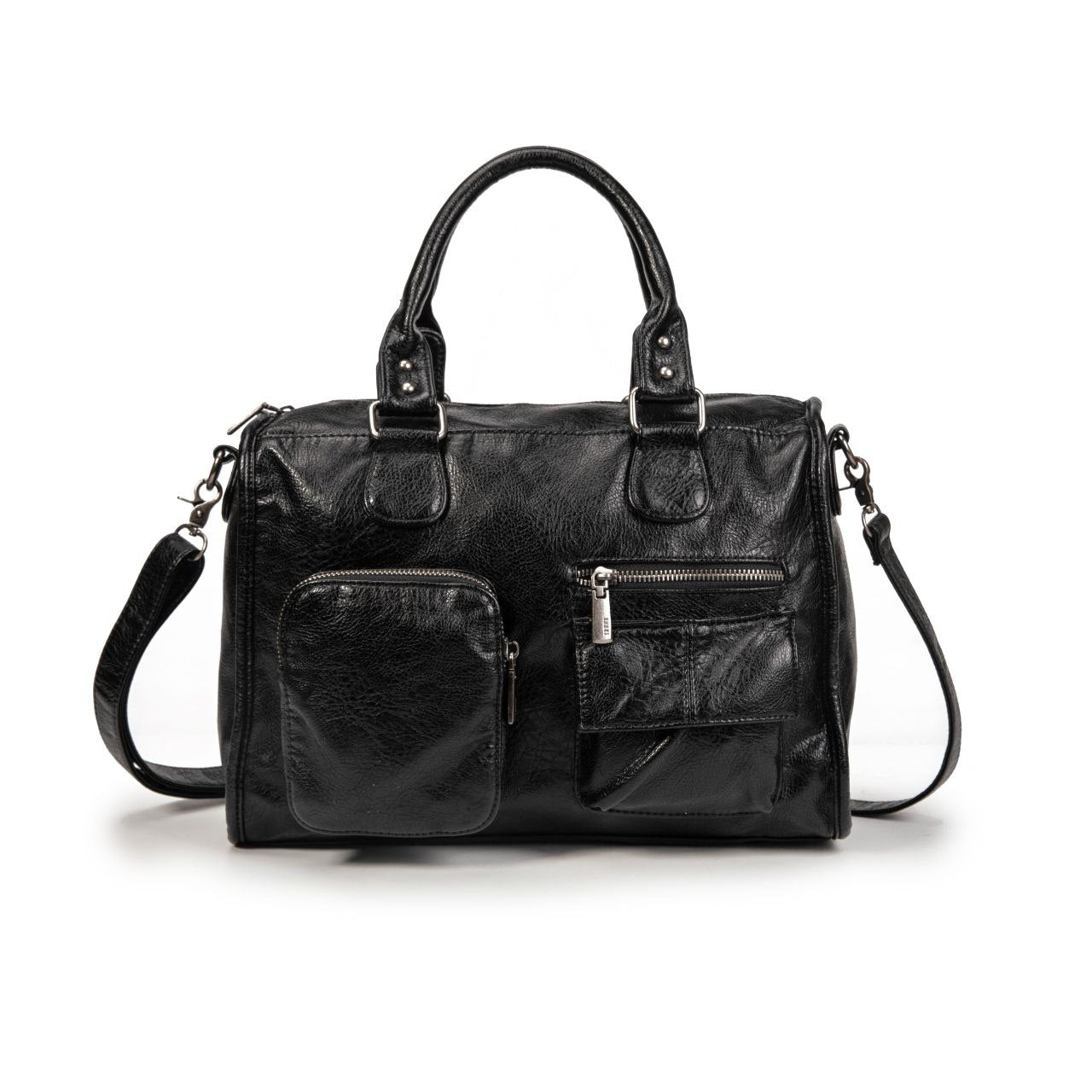 Bolso Mujer Grande De Moda – Bolso De Mano Y Bandolera De Cuero Sintético Con Bolsillos