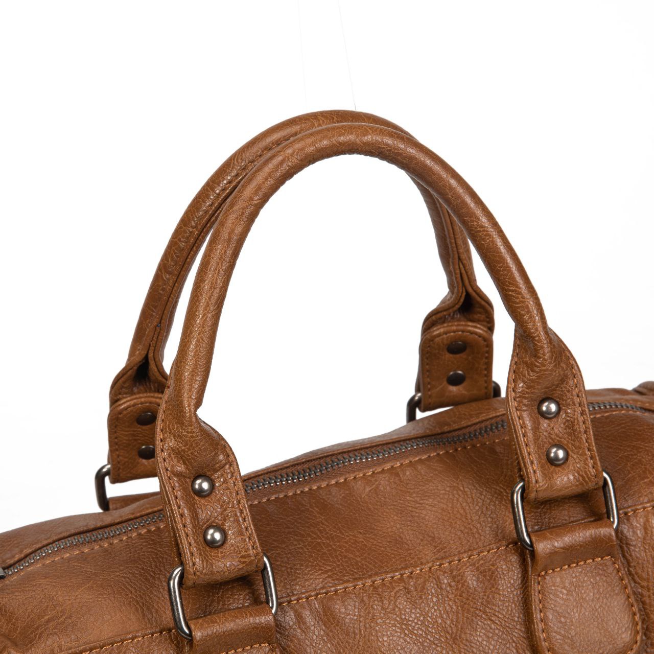 Bolso Mujer Grande De Moda – Bolso De Mano Y Bandolera De Cuero Sintético Con Bolsillos