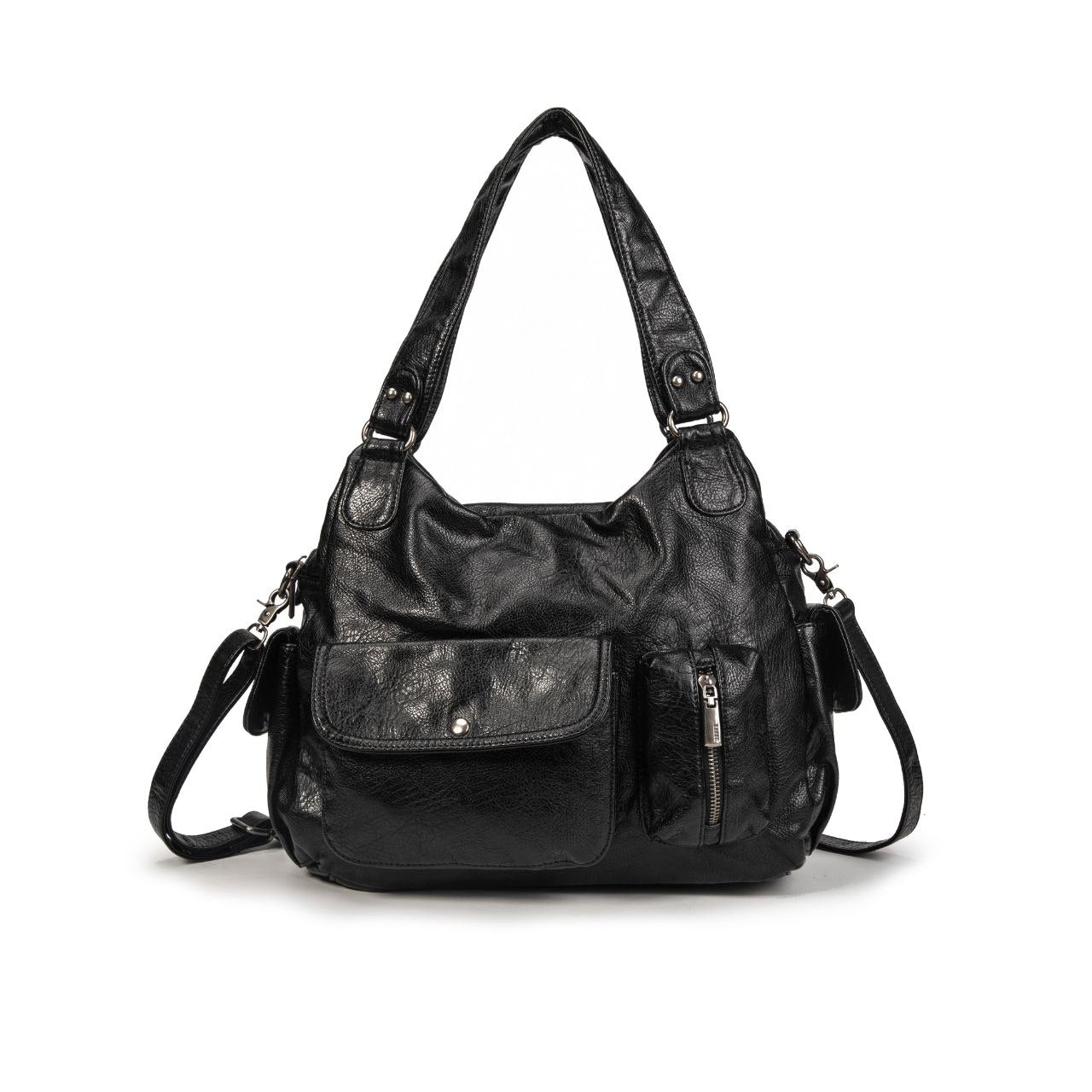Bolso Mujer Grande De Moda Elegante De Eco Cuero – Bolso Casual Cómodo Para El Día A Día Con Múltiples Bolsillos