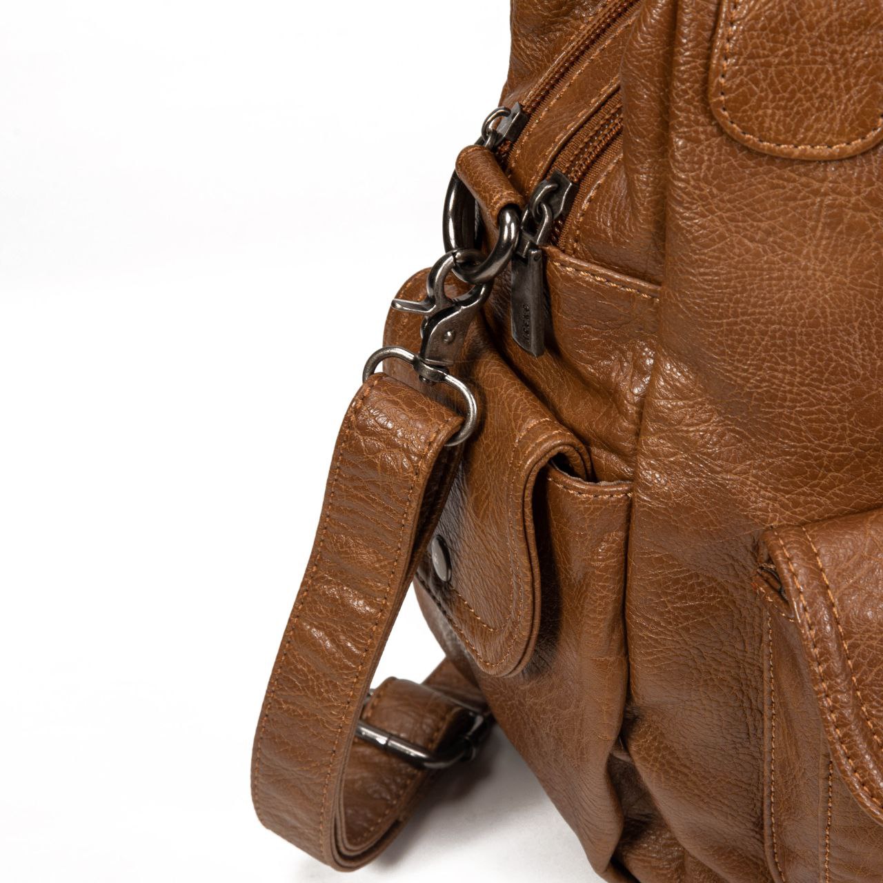 Bolso Mujer Grande De Moda Elegante De Eco Cuero – Bolso Casual Cómodo Para El Día A Día Con Múltiples Bolsillos