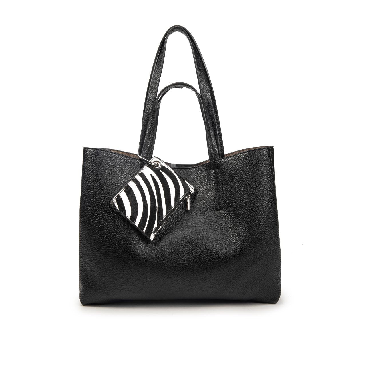 Bolso Mujer Grande De Moda Con Monedero Animal Print – Shopper Elegante De Eco-Cuero Negro O Marrón