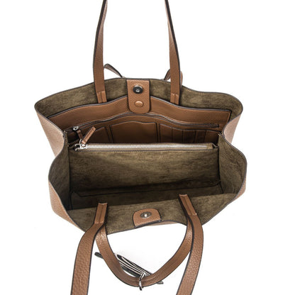 Bolso Mujer Grande De Moda Con Monedero Animal Print – Shopper Elegante De Eco-Cuero Negro O Marrón