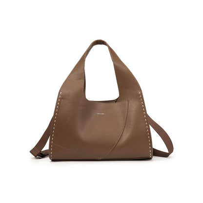 Bolso Mujer De Moda Con Bandolera Desmontable – Shopper Elegante De Eco-Cuero Grande En Negro, Marrón O Burdeos