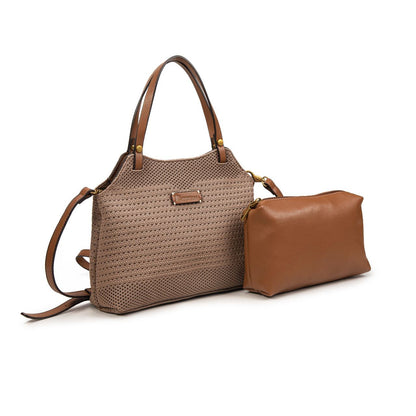 Bolso Mujer De Moda Otoño – Bolso Tejido Elegante Con Asa Y Bandolera, Cómodo Para El Día A Día