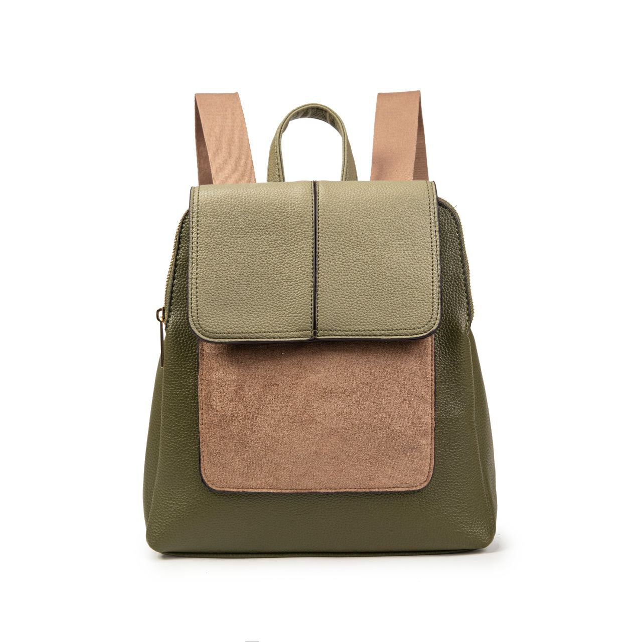 Bolso Mochila Mujer De Moda – Elegante Y Versátil, Doble Compartimento, Bolsillo Antirrobo, Tamaño 26×28×11 Para El Día A Día