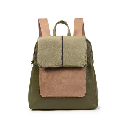 Bolso Mochila Mujer De Moda – Elegante Y Versátil, Doble Compartimento, Bolsillo Antirrobo, Tamaño 26×28×11 Para El Día A Día