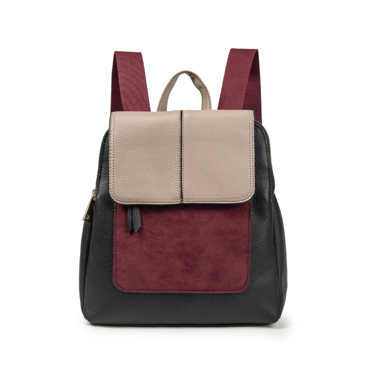 Bolso Mochila Mujer De Moda – Elegante Y Versátil, Doble Compartimento, Bolsillo Antirrobo, Tamaño 26×28×11 Para El Día A Día