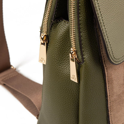 Bolso Mochila Mujer De Moda – Elegante Y Versátil, Doble Compartimento, Bolsillo Antirrobo, Tamaño 26×28×11 Para El Día A Día