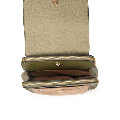 Bolso Mochila Mujer De Moda – Elegante Y Versátil, Doble Compartimento, Bolsillo Antirrobo, Tamaño 26×28×11 Para El Día A Día