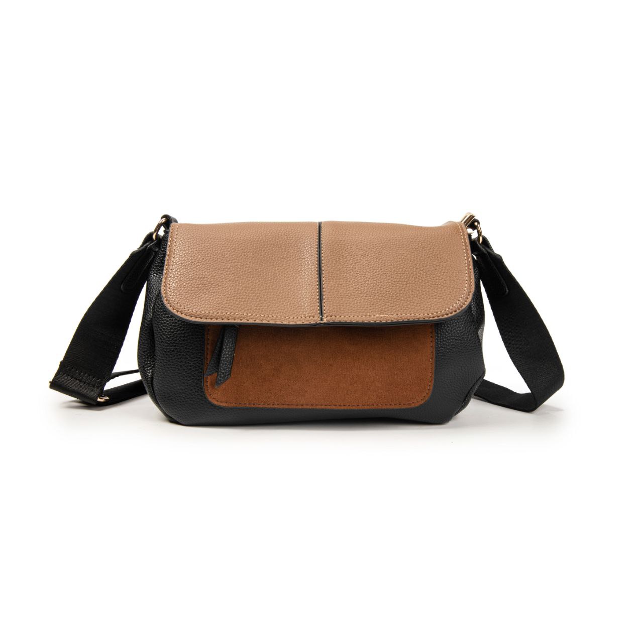 Bolso Bandolera Mujer De Moda – Cruzado Pequeño Elegante Con Triple Cremallera Y Bolsillo Antirrobo 25×16×10